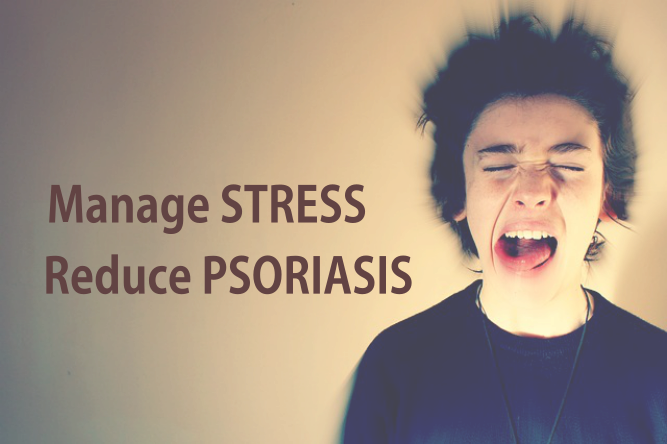 manage stress reduce psoriasis